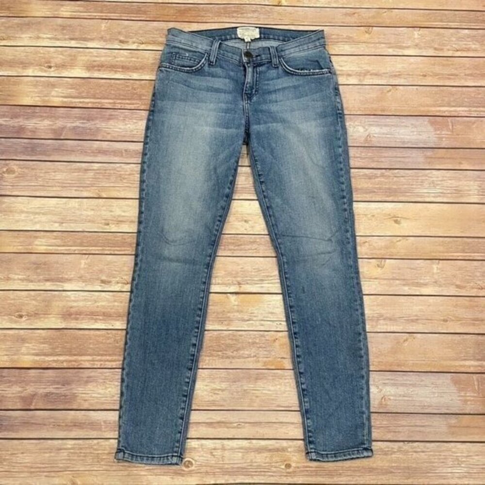 Current Elliott Stiletto Skinny Jeans Saturdaze Medium Wash